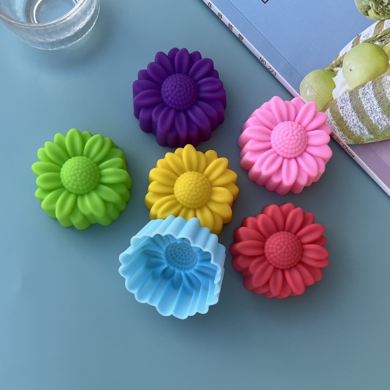 Soap Making Molds - مجموعة من 6 قطع قوالب سيليكون