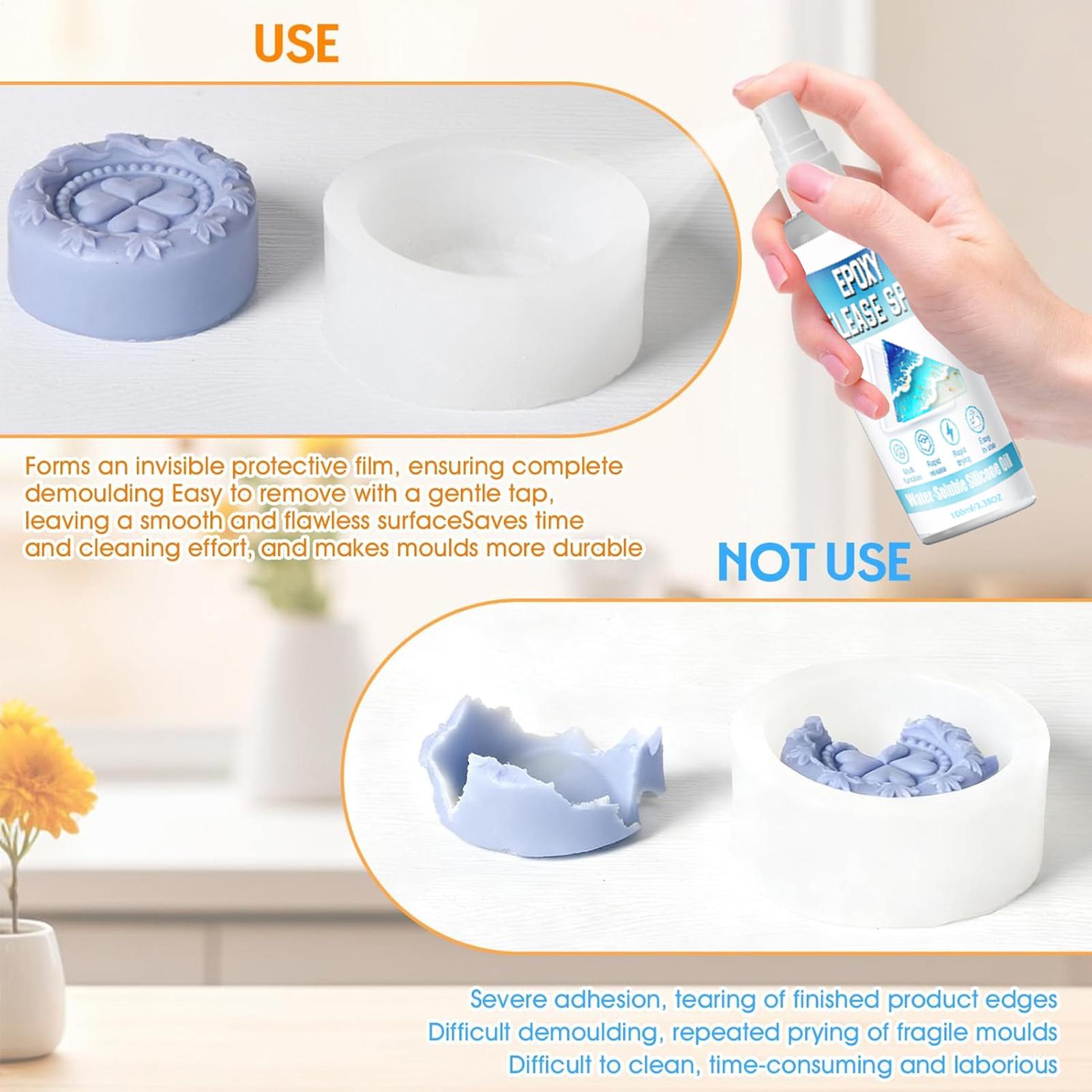 رذاذ سيليكون للقوالب، رذاذ إيب - مراجعة Soap Making Molds وسعره