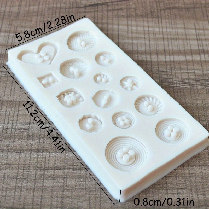 قالب سيليكون على شكل أزرار، قا - مراجعة Soap Making Molds وسعره