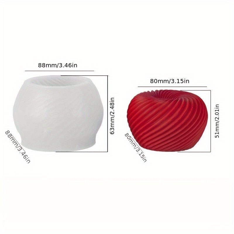 قالب سيليكون على شكل تفاحة حمر - مراجعة Soap Making Molds وسعره
