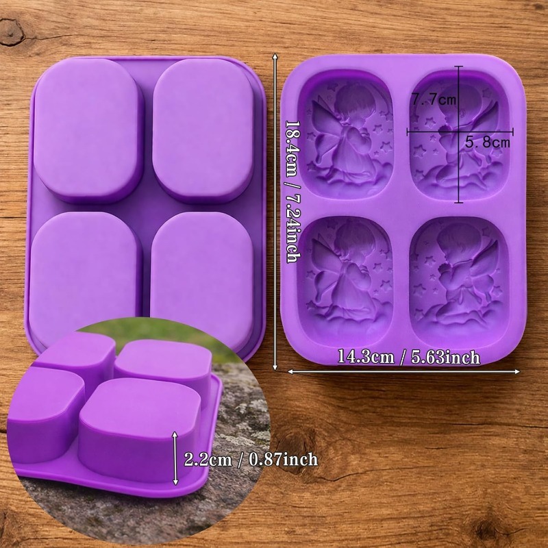 قالب سيليكون على شكل ملاك لمست - مراجعة Soap Making At Home وسعره
